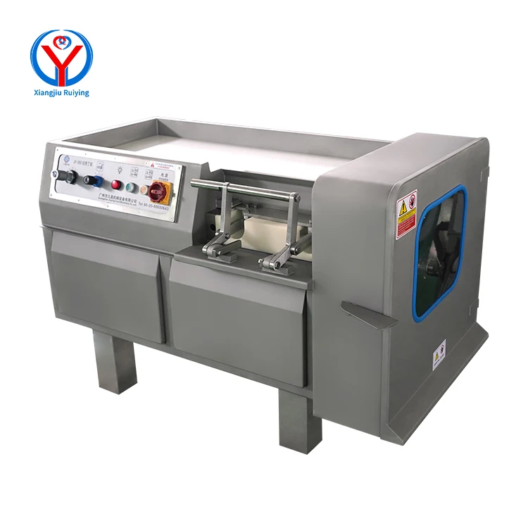 JY-350 Stainless Steel Frozen Meat Dicer/ Cold Meat Cutting And Dicing Machine 500KG/H