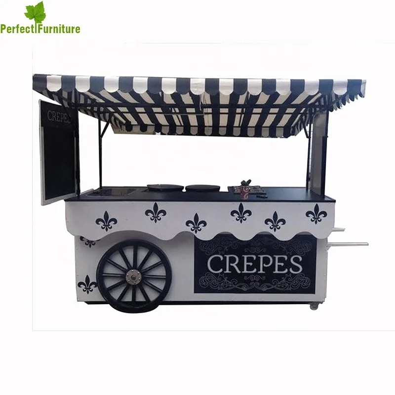 Competitive Price Mobile Ice Cream Cart / Ice Cream Food Cart / Gelato Push Cart