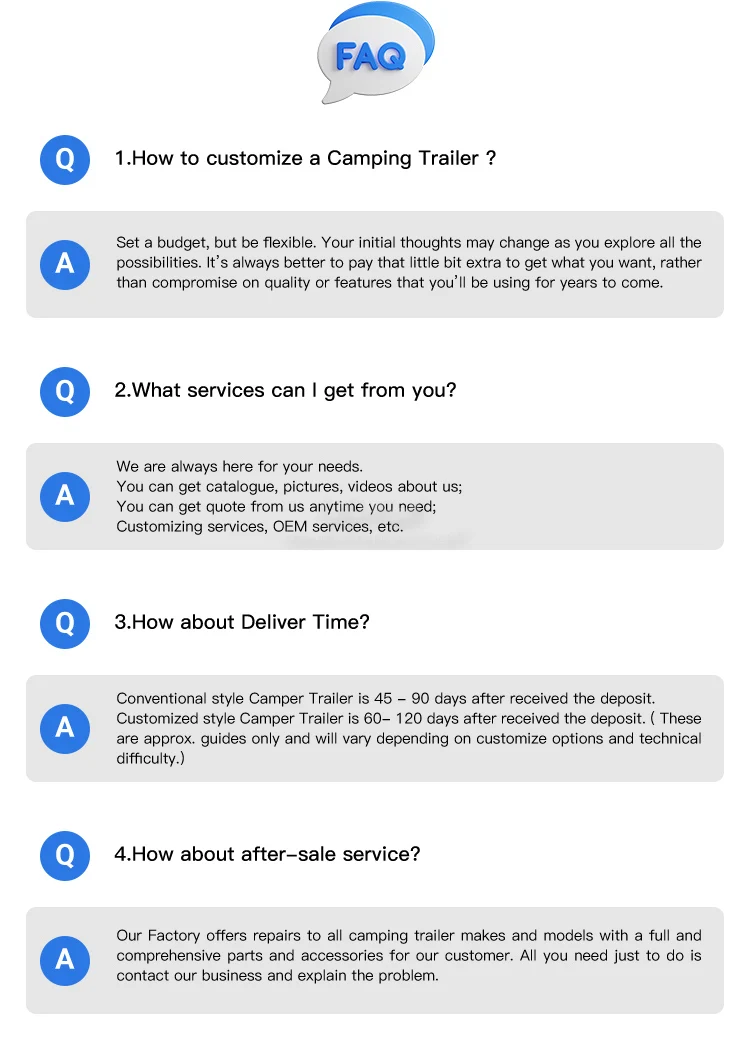 UD Industry New Design Truck Motorhome Mini Off Road Camper Trailer Small Rv Caravan