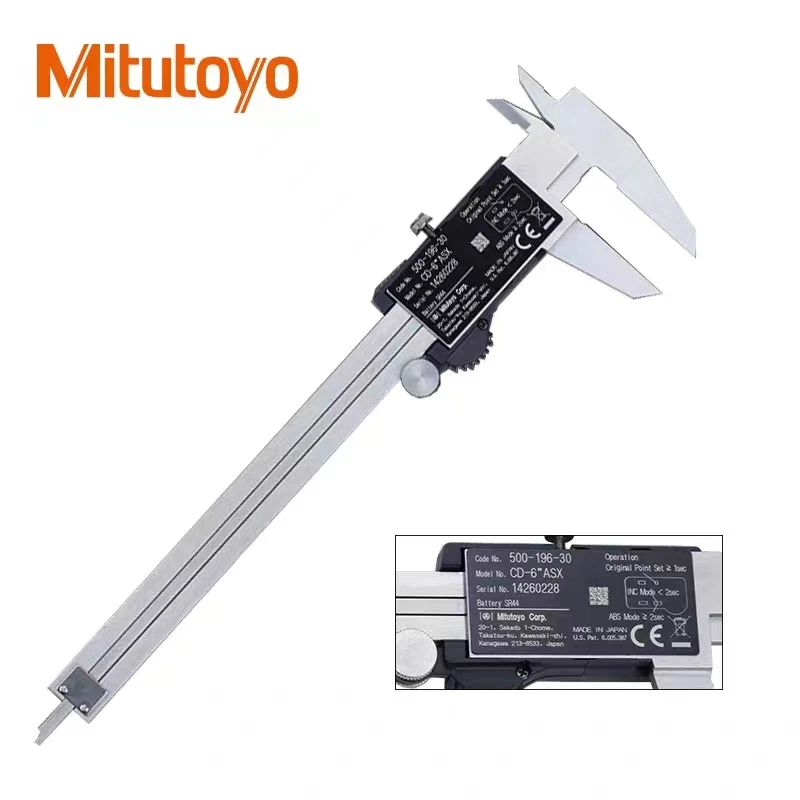 Mitutoyo Digital Caliper 0-150mm/0.01mm Metric/Inch Calibre 500-196-30 LCD Electronic Caliper