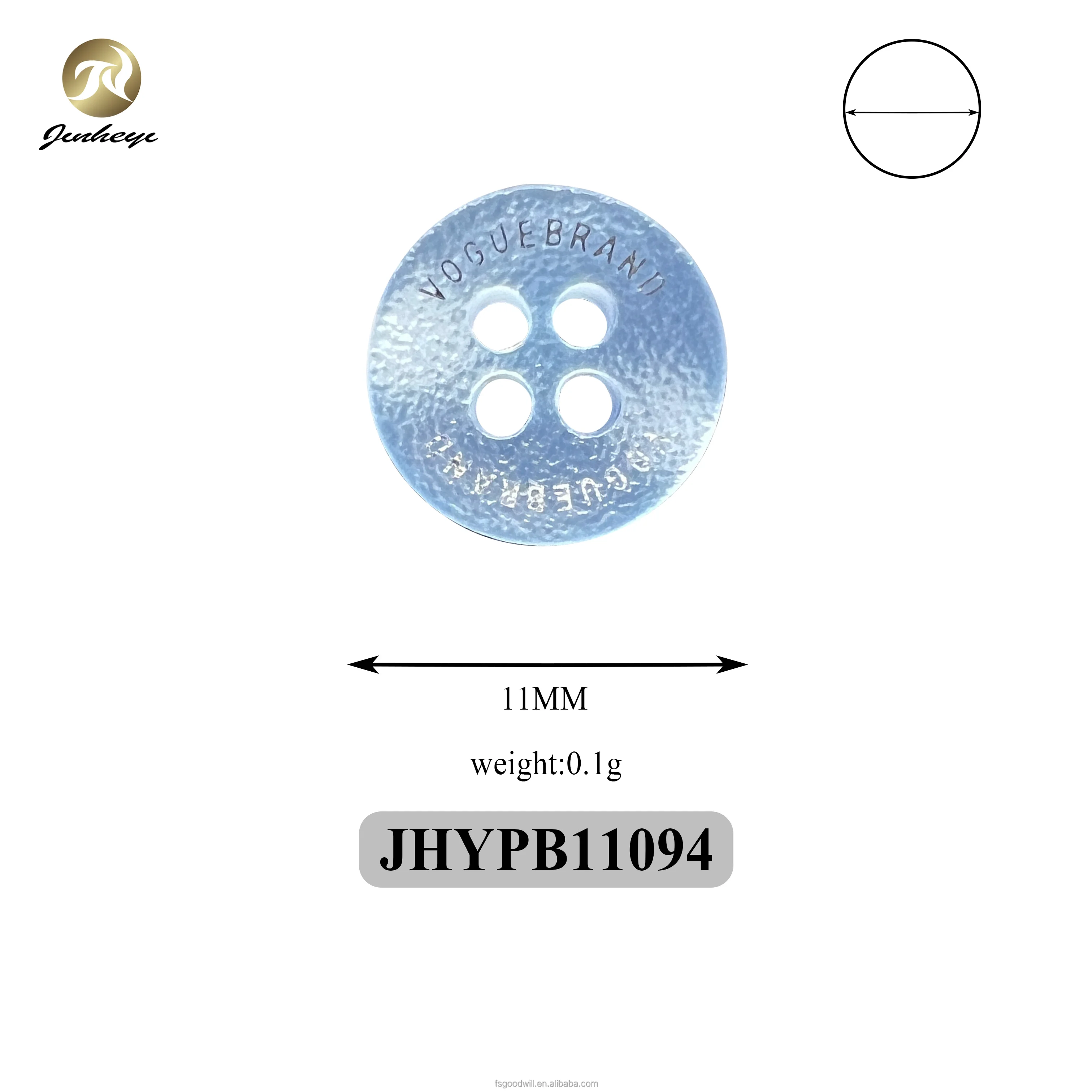 11 MM Custom Logo Shirt Button Colorful Frosted Shiny Surface Resin Button For Shirt Garment
