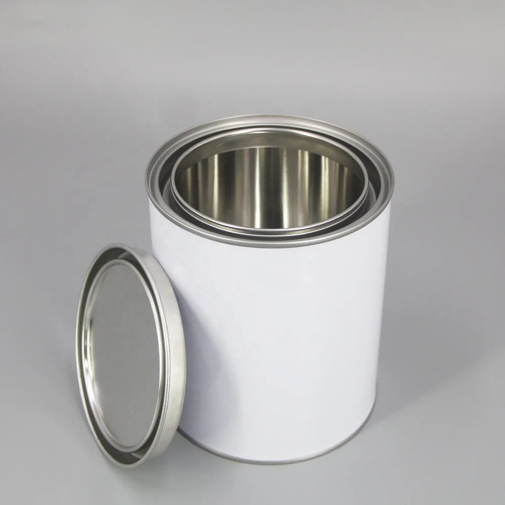 Wholesale Custom 5L Metal Pail Paint Metal Bucket With Open Lid