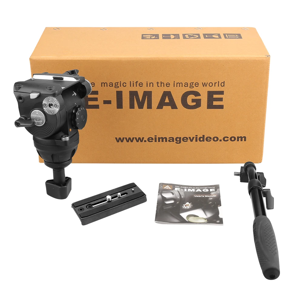 E-IMAGE GH08 75 мм Крепления крепежной площадки для профессионального трипода или Fliud головка