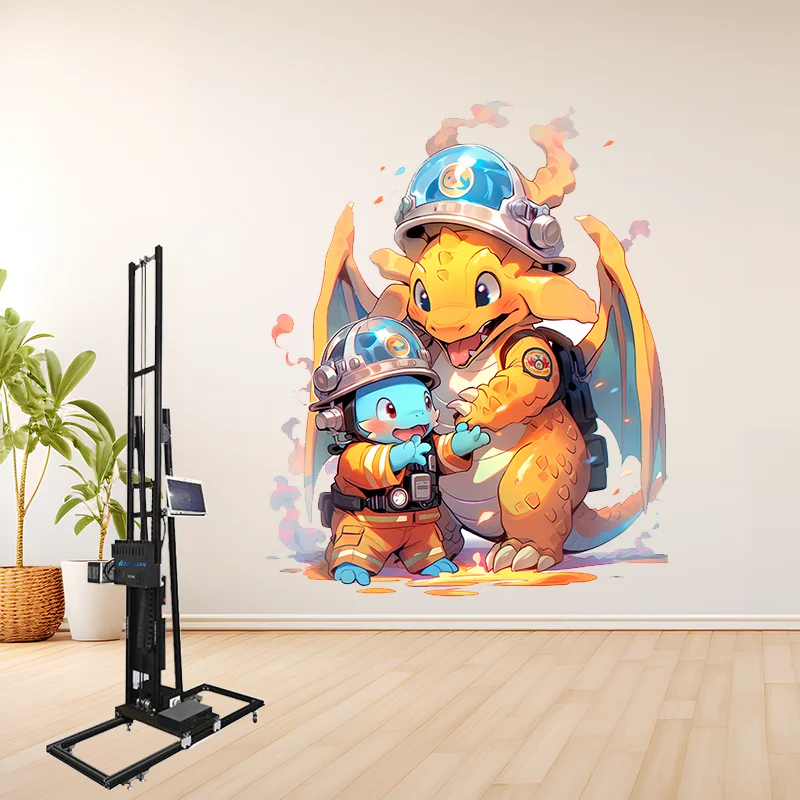 Водонепроницаемый УФ-чернильный настенный принтер HKHR для вертикальной печати на стене и парковке