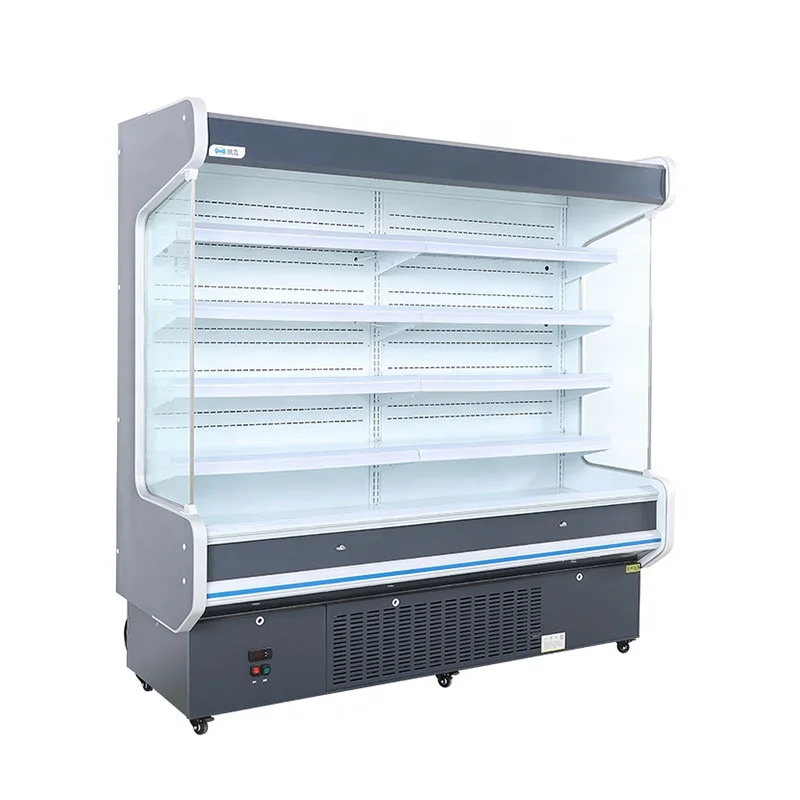 Stainless steel refrigerator cheese display case vegetable cooler for sale