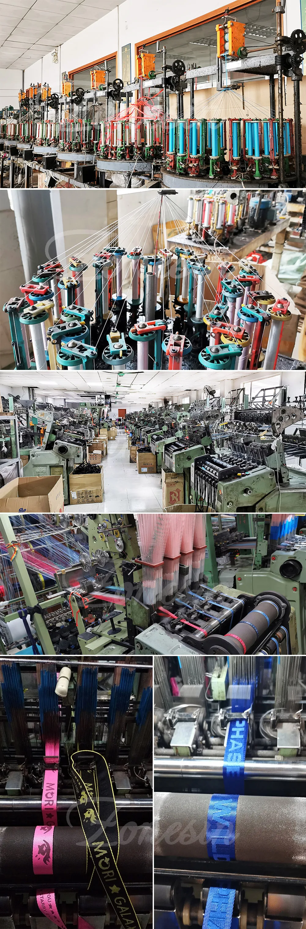 ZONESIN Support customized branded LOGO colors cotton canvas webbing cotton webbing