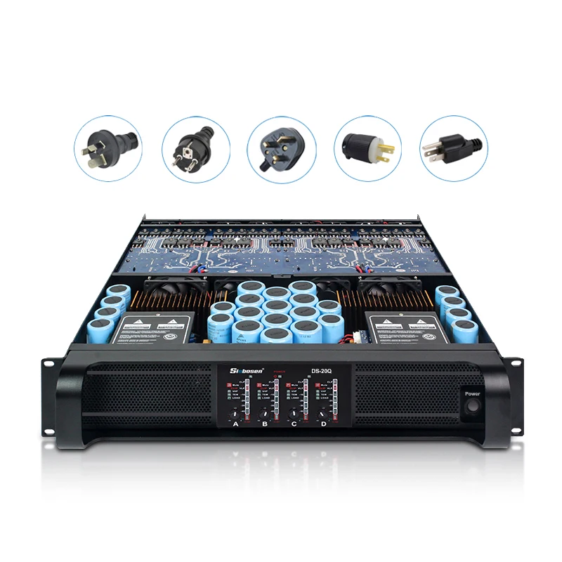 20Q power amplifier audio 5000 watts subwoofer sound equipment amplifiers speaker