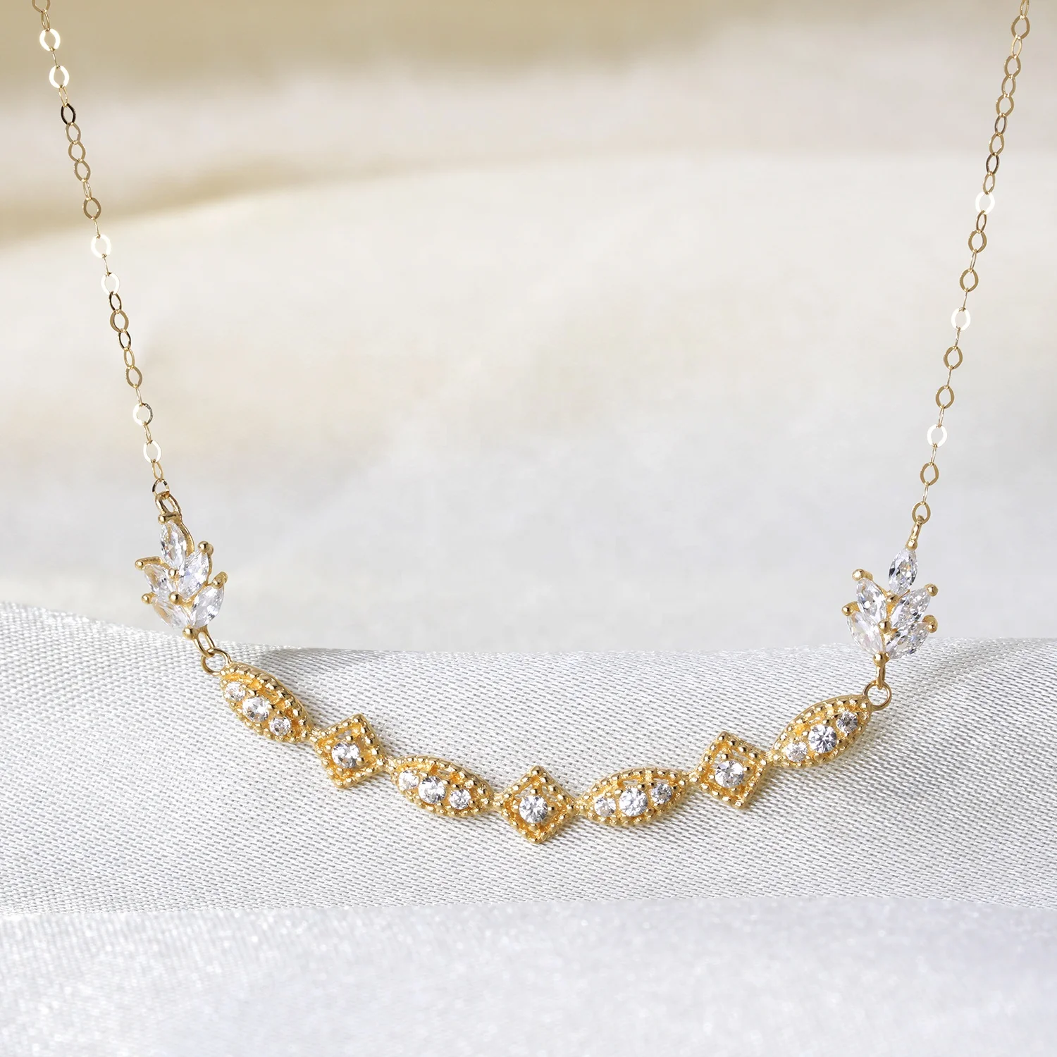 Unique pendant chain jewelry for women pure solid 18k gold necklace real gold jewelry 18k solid gold necklace 24k