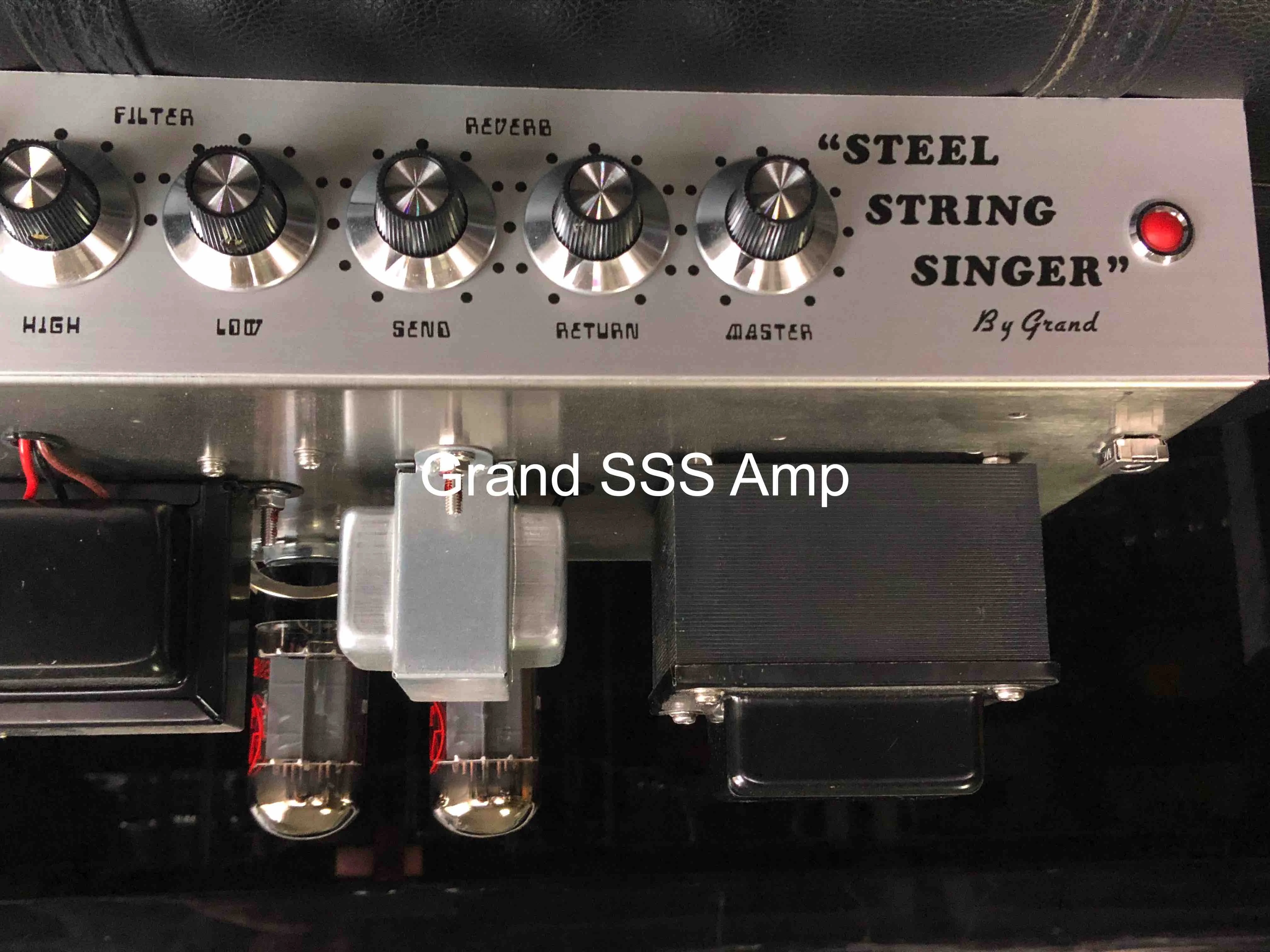 Пользовательские SSS20 комбо с G12-65 динамиком 20 Вт замшевый красный Tolex Grand Amp принять усилитель OEM Гитарные