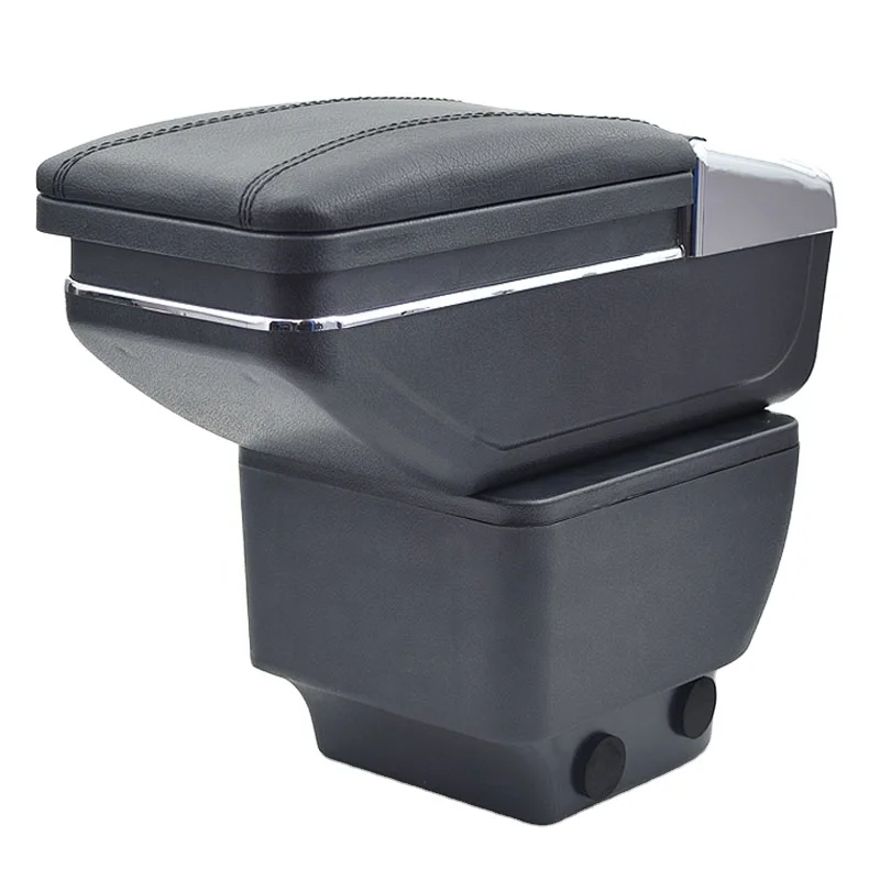 Vtear For Mazda 2/demio armrest box central Store content Storage box interior Arm rest cup holder car-styling accessories 08-14