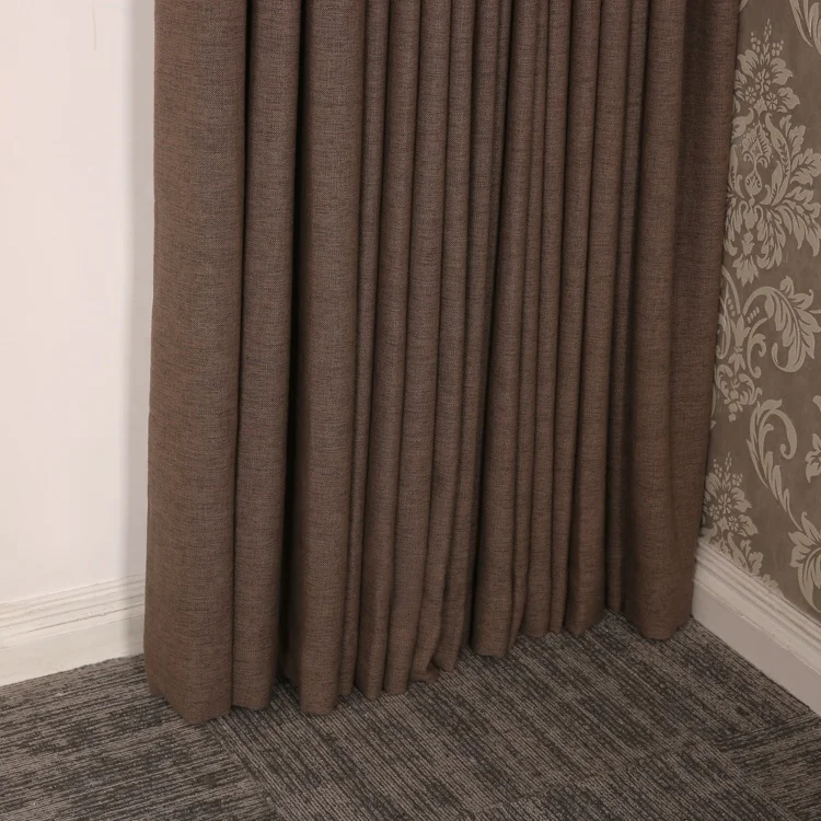 Luxury curtain easy operation smart remote control blackout uv protection smart window curtain for the living room