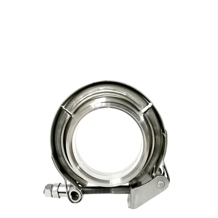 Stainless Steel quick release v-band clamp assembly 3 inch/ 76.2mm with male and female Flange kit for Turbo pipe connect