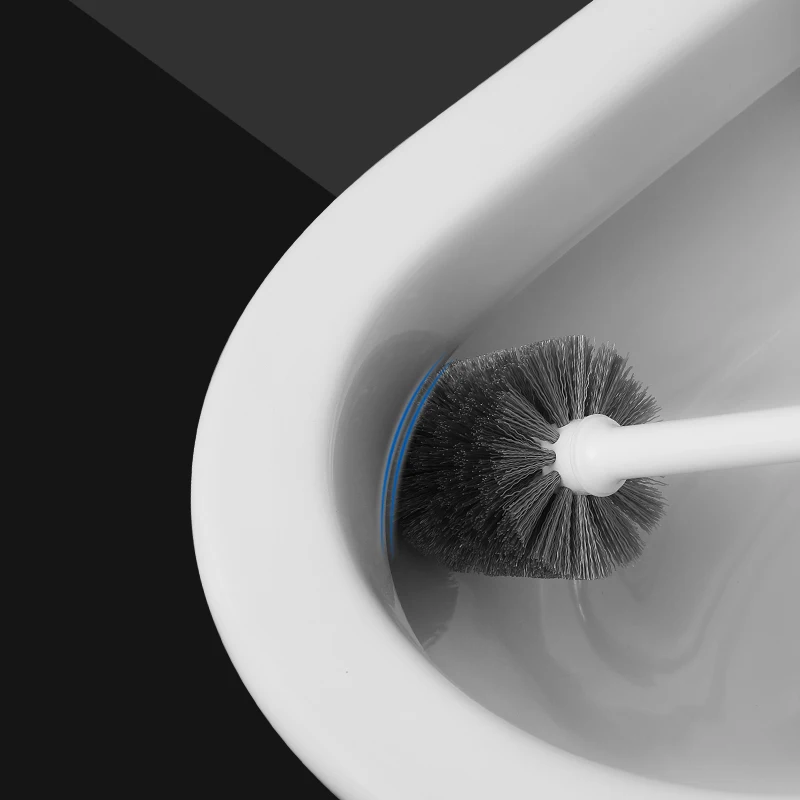 Sunshine 2-in-1 Mini Silicone Toilet Plunger and Brush Set Holder Flexible Heavy Duty Bathroom Cleaning Combo