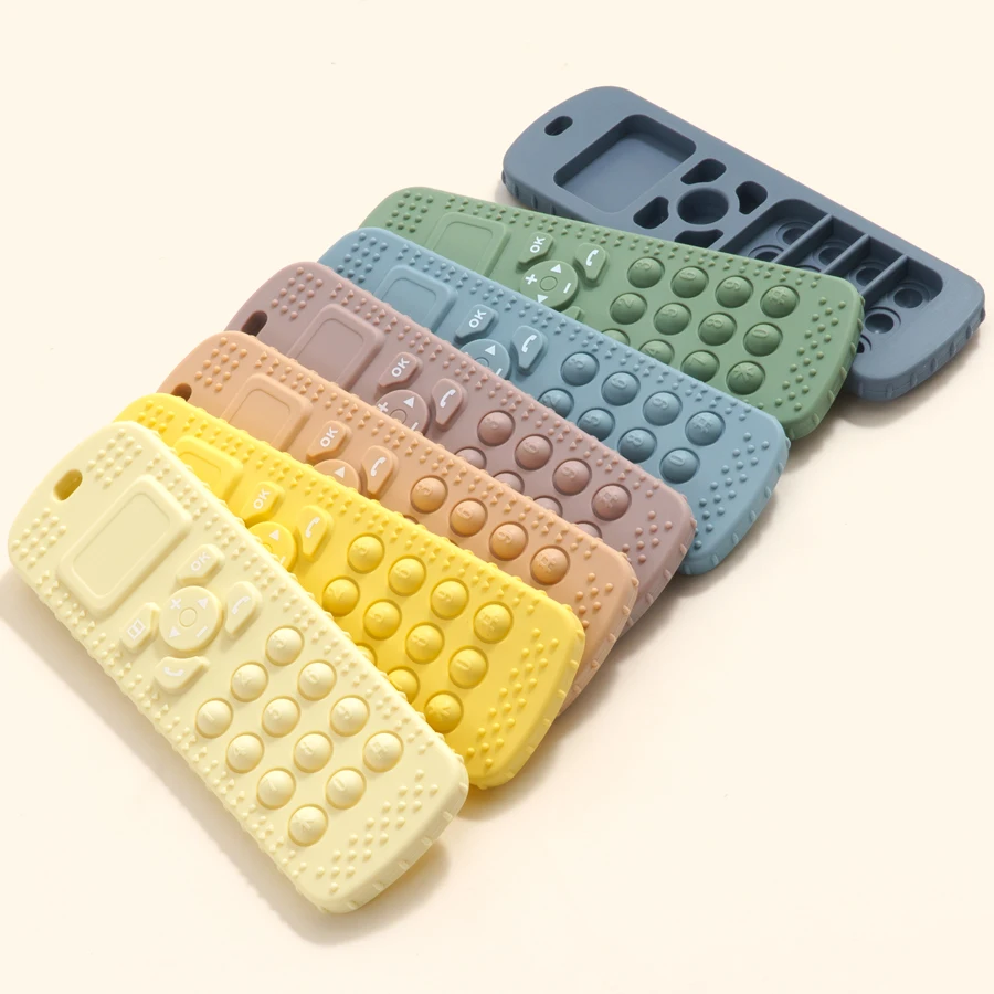 TONGTU оптовая продажа силиконовый Прорезыватель для детей игрушка с дистанционным управлением пищевые Силиконовые Прорезыватели младенцев и малышей