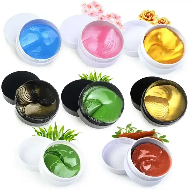 Private Label Collagen Eye Mask Hydrating Moisturizing Hydrogel Gold Eye Mask Cosmetic Eye Patch