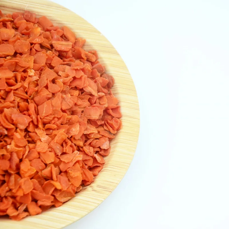 The factory supplies dehydrated vegetables in bulk, organic dried carrot granules dehydrated carrot