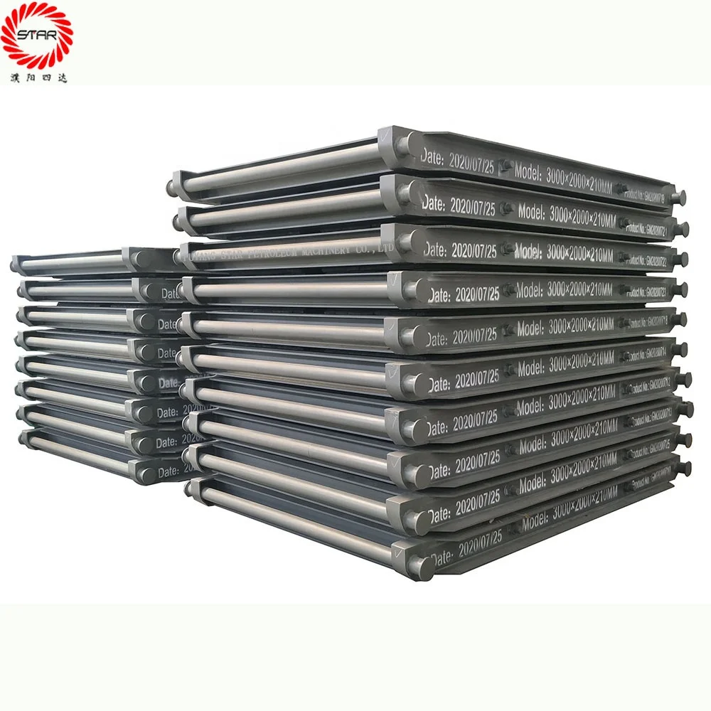 I beam H beam steel and wood flat platform drilling mat for oilfield drilling rig