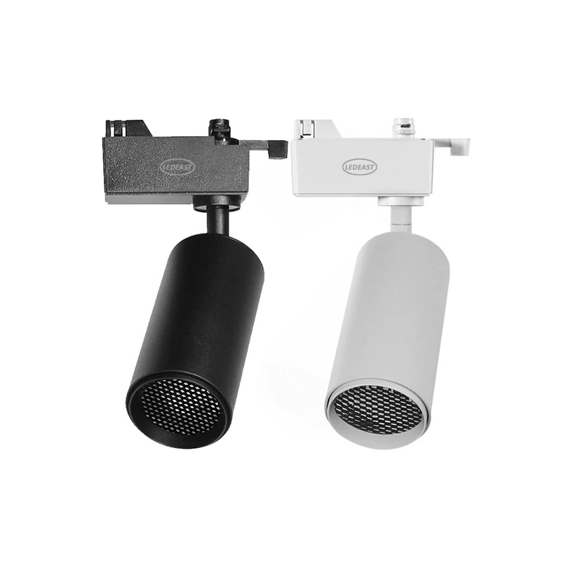LEDEAST TL5010 Ra>90 Track Light 10W Small Track Spotlight Custom 0-10V Dali Dimming 2Wire 3Wire 4Wire Track Head Adapter