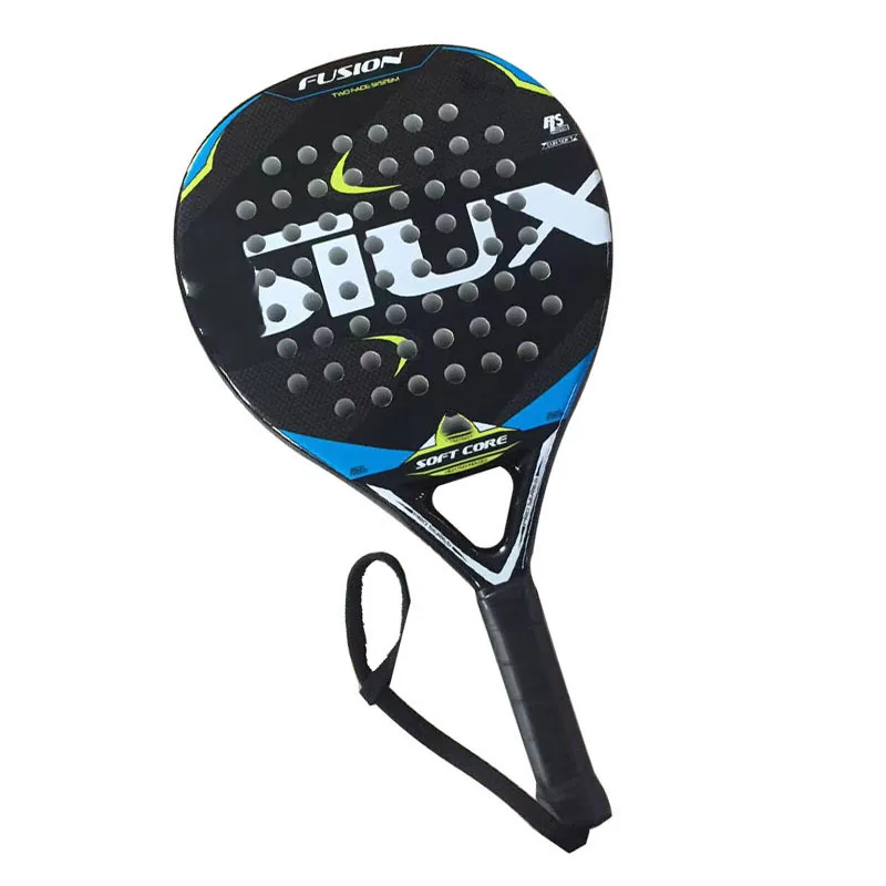 New Padel Professional Full Carbon Beach Tennis Paddle Racket EVA Face Raqueta Equipment Raquete Unisex