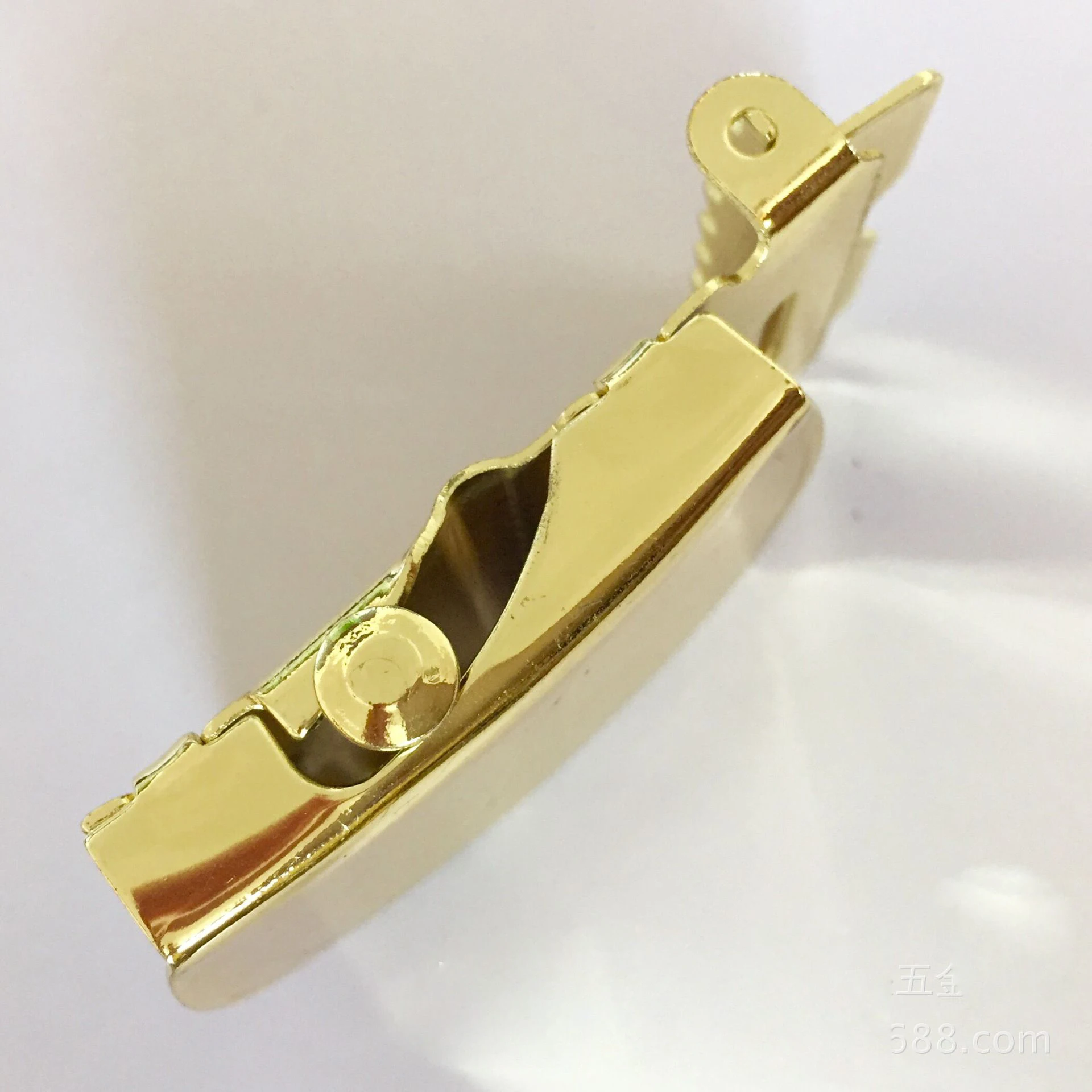 Excellent quality unique design Gold color metal belt buckle accessories adjust belt fastener copper buckle 20-50mm