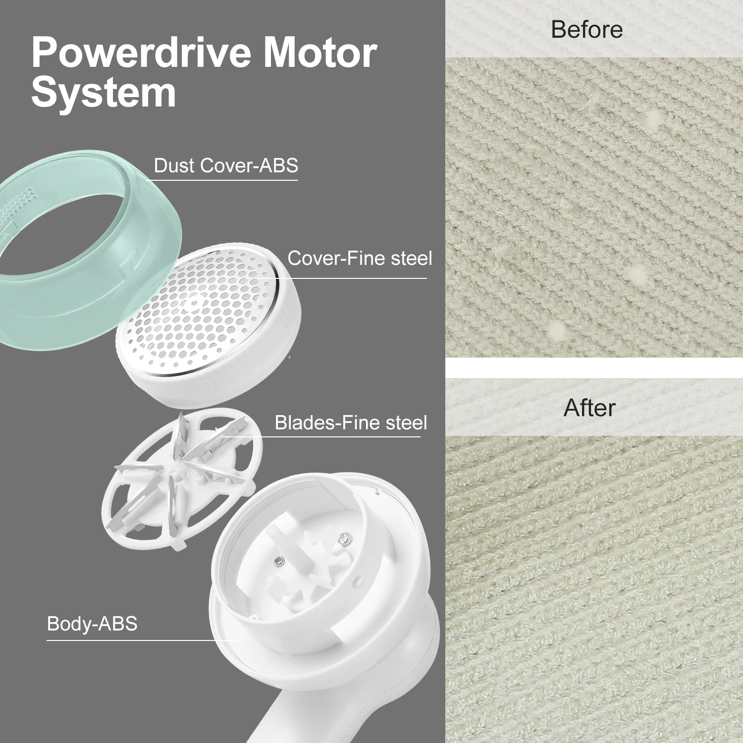 Hot Sale Portable Electric Lint Remover Battery Fabric Shaver For Clothes