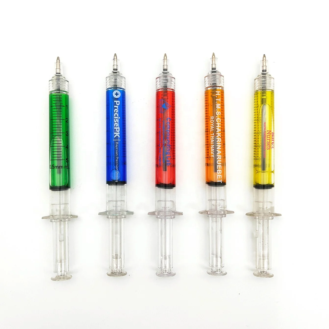 Wholesale caneta seringa Syringe  Pen with Corporate Name