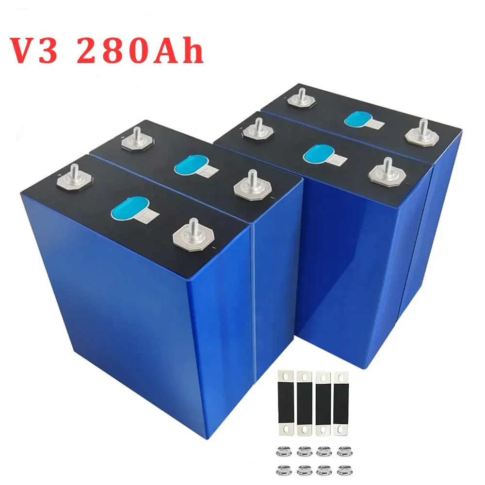 BSY NEW V3 Lifepo4 Battery Cell 280ah 314ah Factory Price Rechargeable 3.2v 280/304k/306ah Battery Lithium Ion Lifepo4 Battery