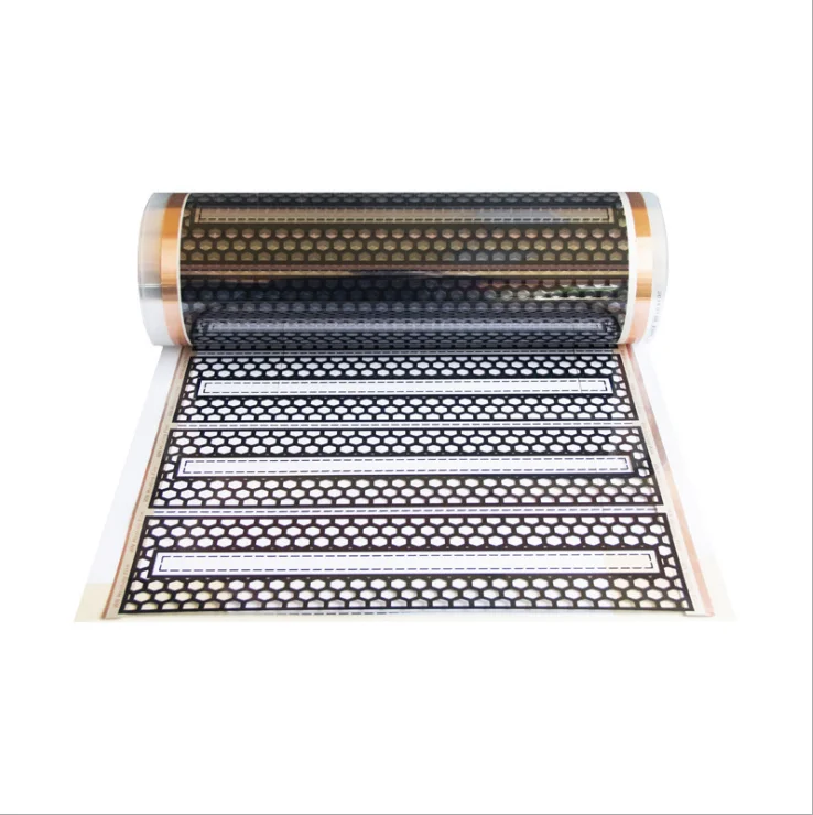 12 В 24 в 110 В 220 в 240 в термостат Графеновый Дальний инфракрасный низкое напряжение электрическая пленка для подогрева пола для системы отопления пола