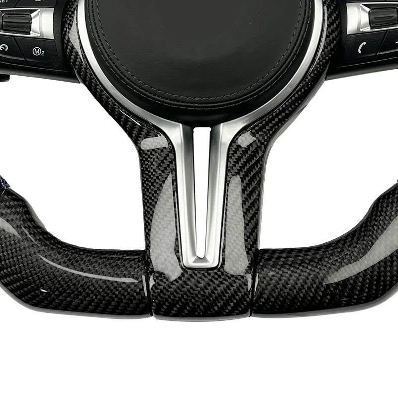 Carbon fiber tricolor logo modified steering wheel for BMW F10 F30 ZC-M6-YD-T2