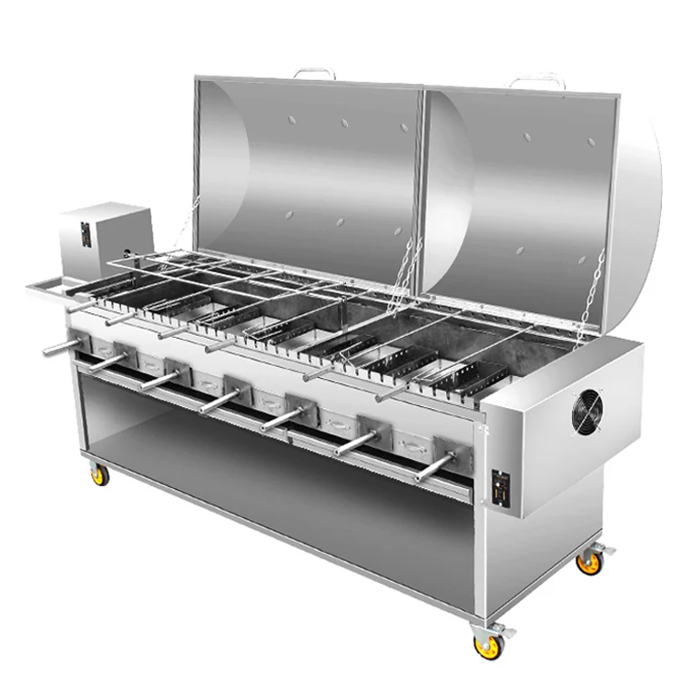 Commercial BBQ grill rotisserie   kebab machine