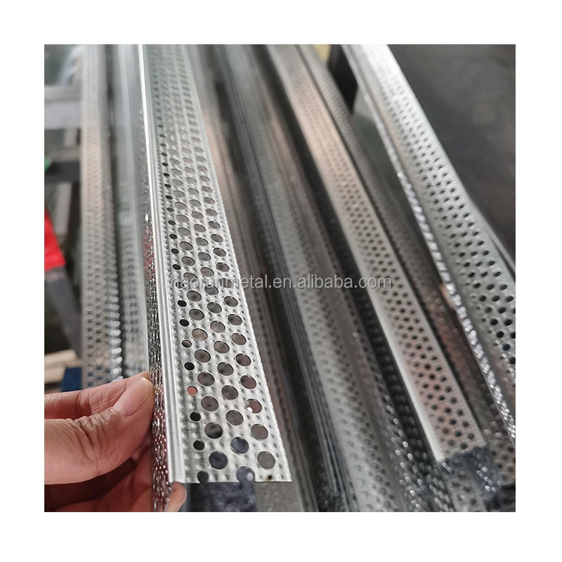 steel frame profile corner angle galvanized  perforated iron corner drywall corner bead
