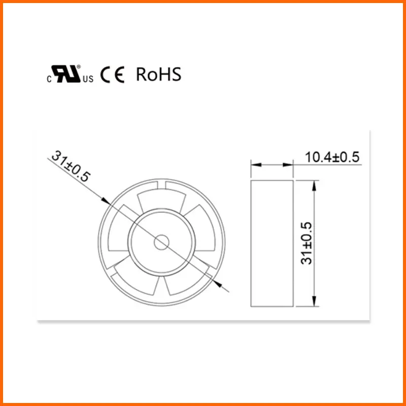DC 12v Fan 12 Volt 30*30*10mm 3010 Mini Cooling Round 30x30 30mm DC Fan