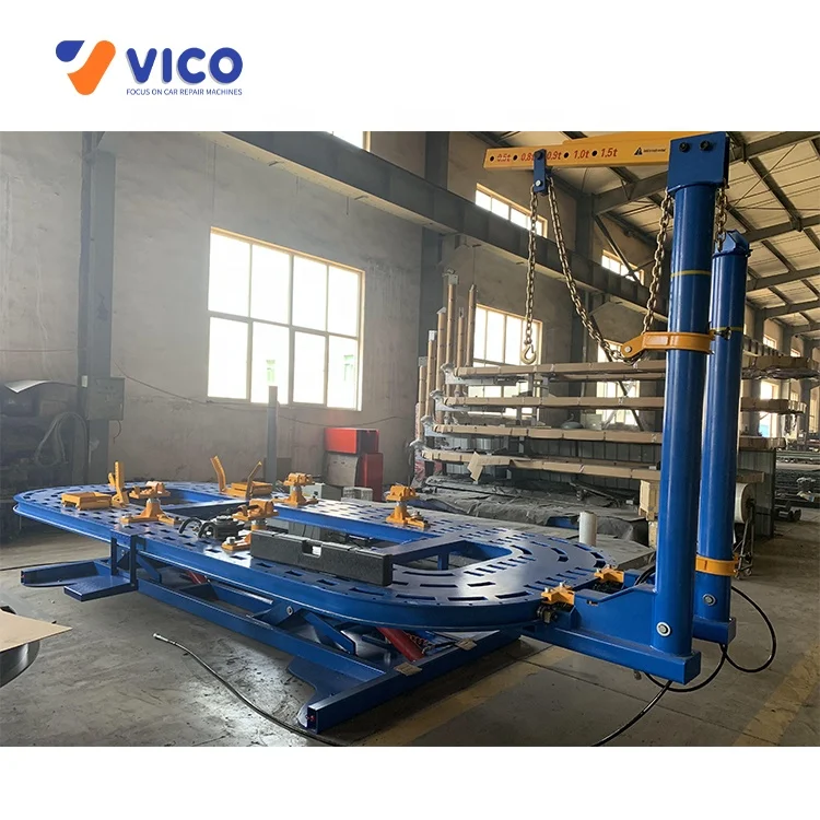 Vico Car Repair Pulling Rack /Auto Frame Bench Electric control, Full Straightening Auto Body lift #VF5400 with CE
