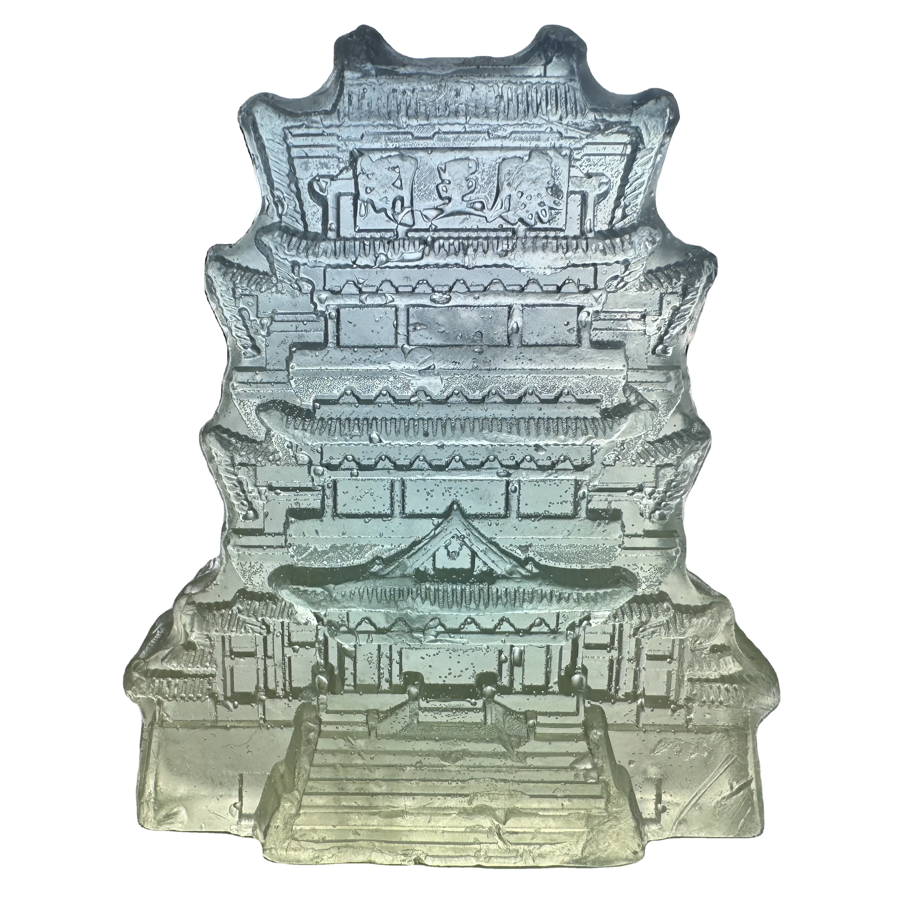 Pure natural, fresh, creative mite and acne removal, mugwort glass handmade soap