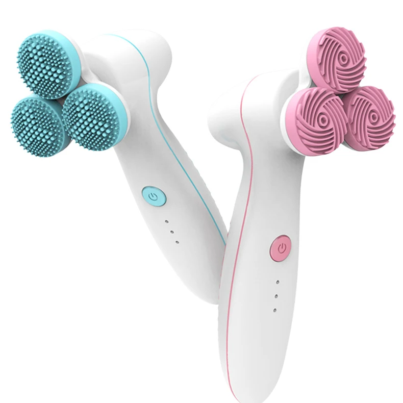  LULA OMD lPX7 waterproof Silicone Vibration High-frequency Ultrasonic Massager 3D Face Cleansing Electric Beauty