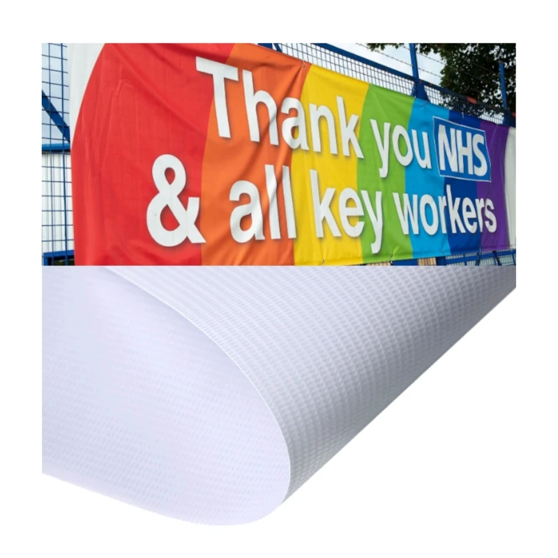 Custom Printed Promotional PVC Vinyl Banner Factory Manufactured Outdoor Advertising Flex Banner for Fabric Flags and Banners