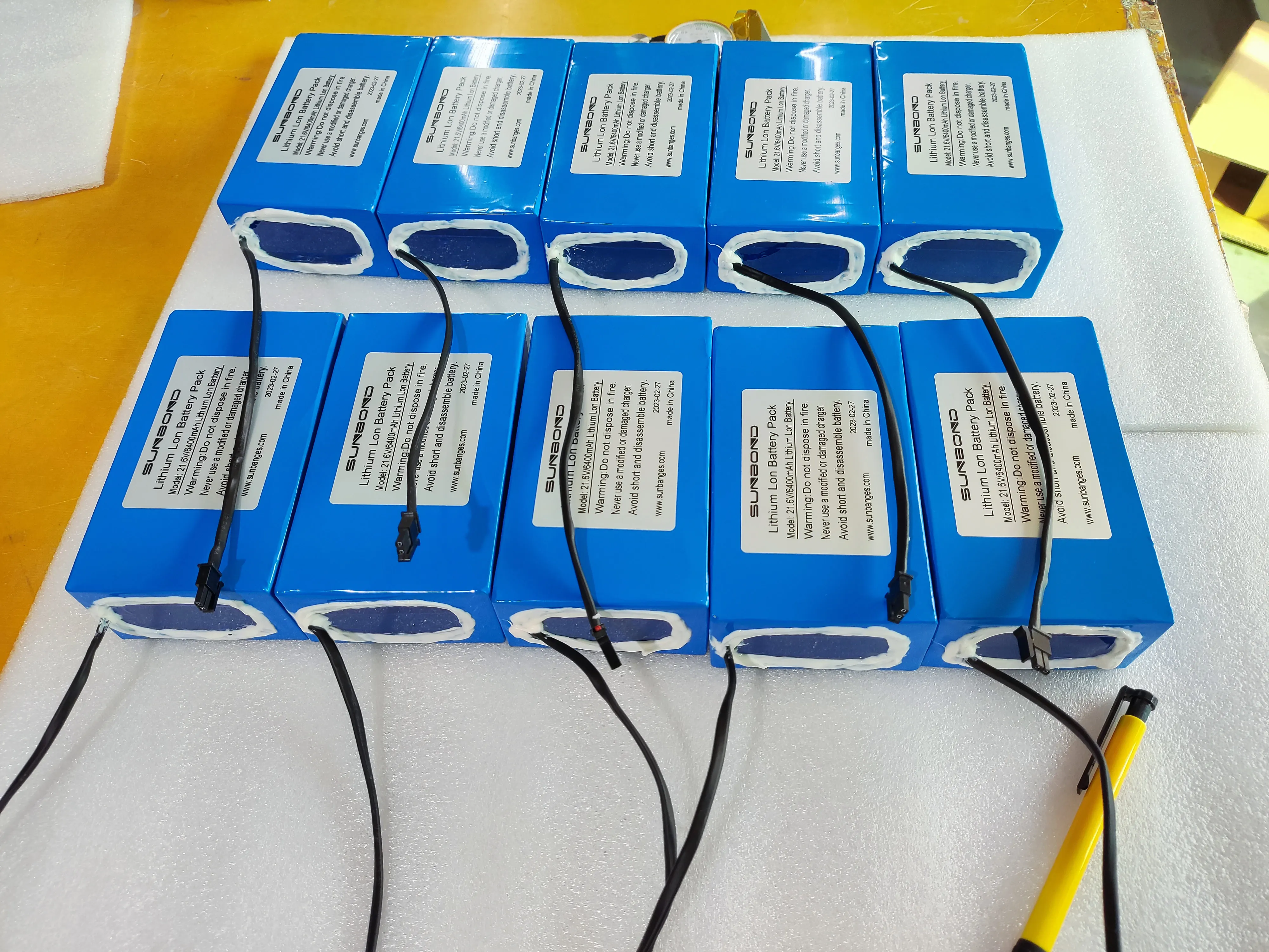 18650 Lithium Ion Battery Pack 6S2P 22.2V 4000mAh 4400mAh 5000mAh 5200mAh 5800mAh 6400mAh 6700mAh 7000mAh Li Ion Batteries