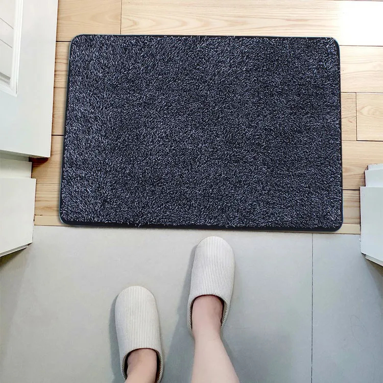 Highly Absorbent Microfiber Dog Door Mat and Pet Rug Thick Washable Area and Bath Mat Soft Chenille for Kitchen