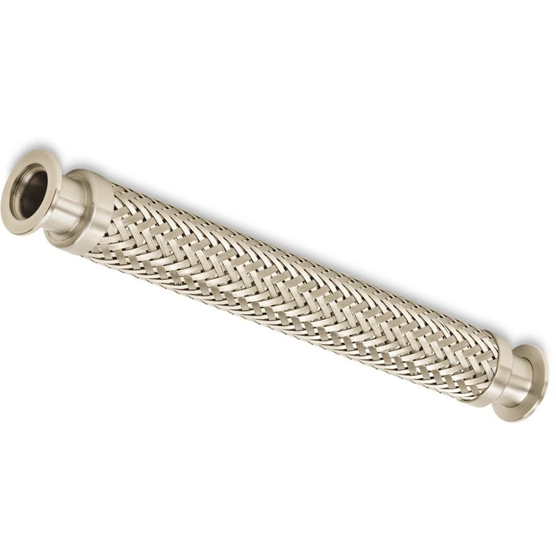 MEINUOX Pipe Fitting Vacuum Braided Wire Mesh BELLOW Stainless Steel Pipe Flange