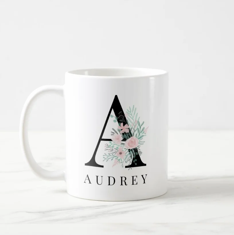 Customized Breakfast Est Give A Made To Order Ceramic Mug With Letter