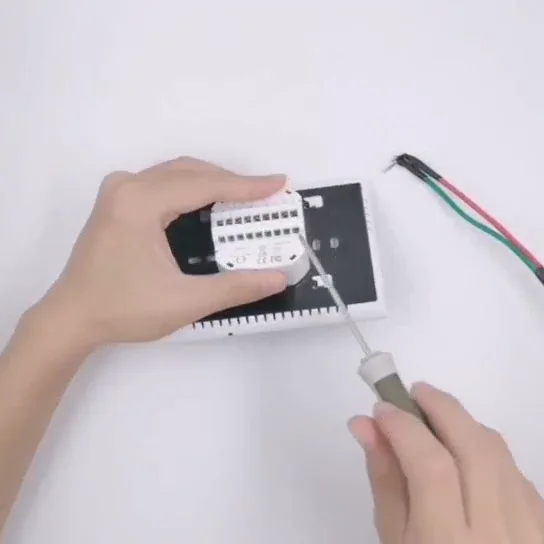 Manufacturer 0-10V Valve Modbus Air Conditioning Central Heat Room Fan Coil Smart Touch room Thermostat