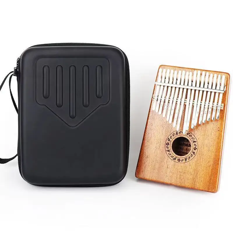 EVA 17 клавиш Kalimba футляр для хранения большого пальца пианино водонепроницаемый противоударный индивидуальный жесткий музыкальный инструмент сумка