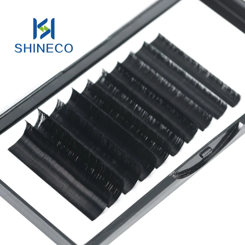 SHINECO Factory Lash Laser l Lashes Curl Production Manufacturer Cashmere Black Eyelash extension
