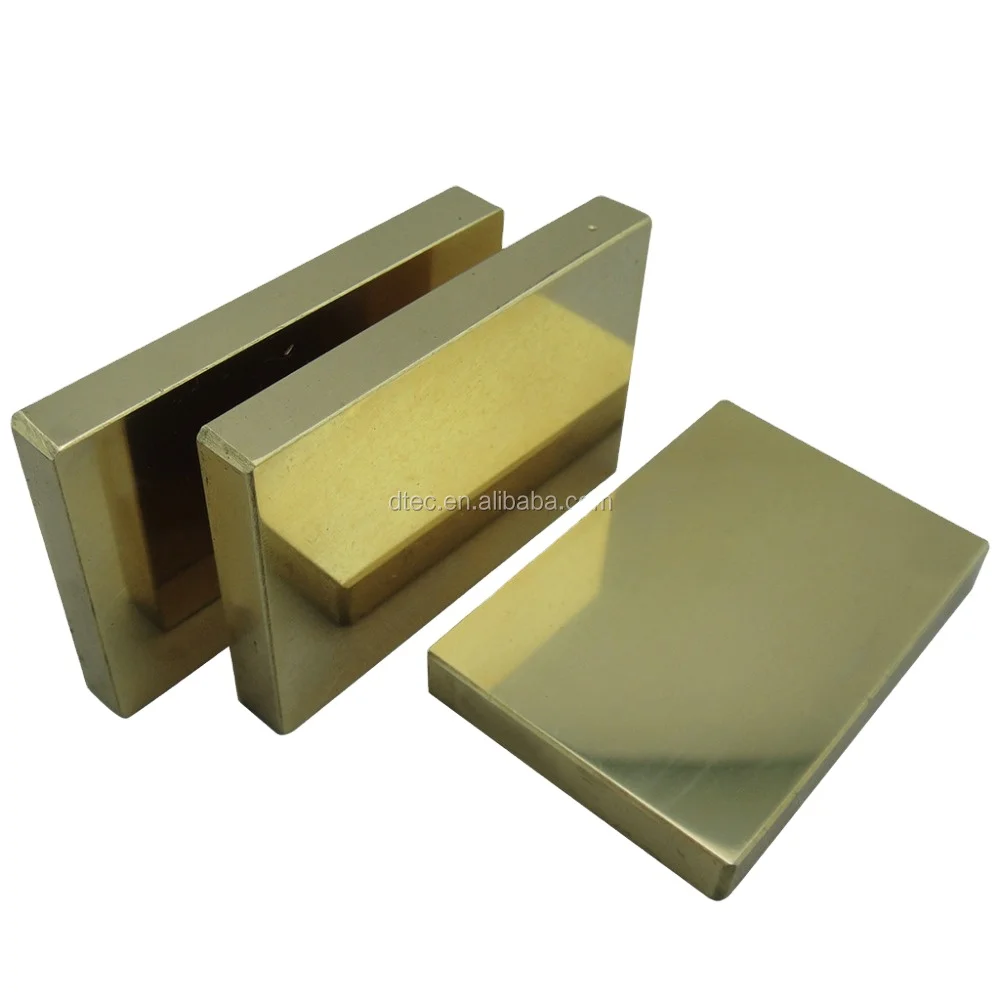 DTEC Rockwell Hardness Testing Block,Copper Material,HRB,HRF Scale,Square Type