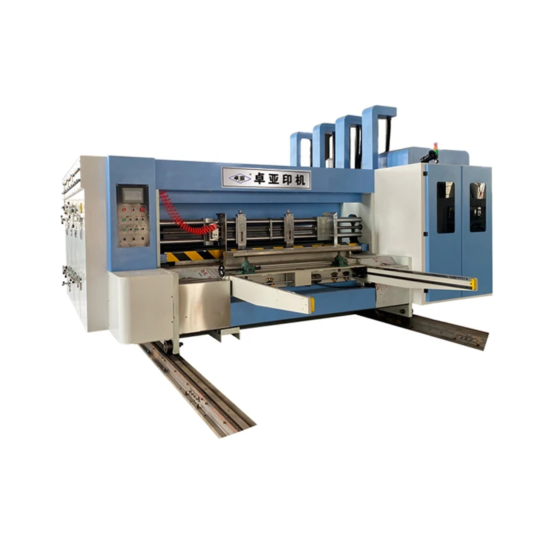 4 Colour Printer Slotter Die Cutting Machine Carton Printing Slotting Die-cutting Machinery For Boxes