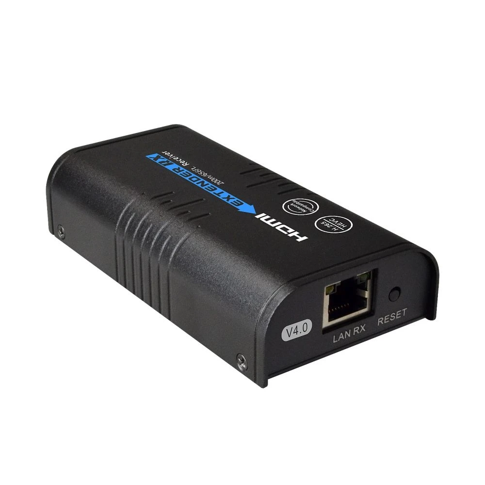 AV over IP Cat5 Cat6 200m 1080P H.264 H.265 HDMI-compatible Extender over Cat5e/Cat6 UTP/IP