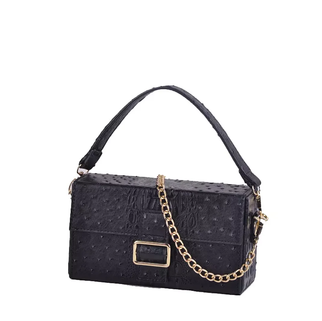 Ladies Cross Body Messenger Bag Women Shoulder Bags Tote Satchel metal fashion bamboo gold Handbag handle Clutch rain cover