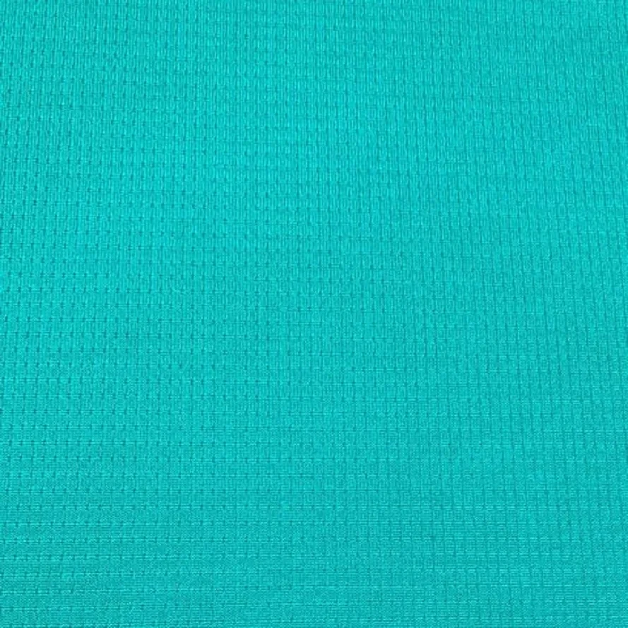 Polyester manufacturer sports t shirt knitting clothing knitted check mesh fabric anti-static and Quick dry