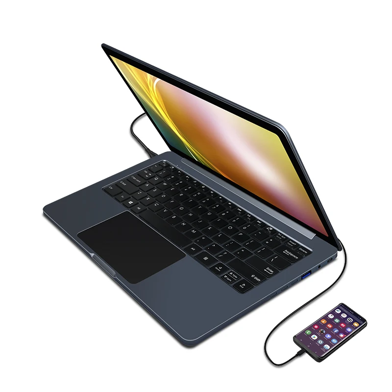 Горячая Распродажа, экран 13,3 дюйма, дисплей удлинителя смартфона, супер книга с портами usb c
