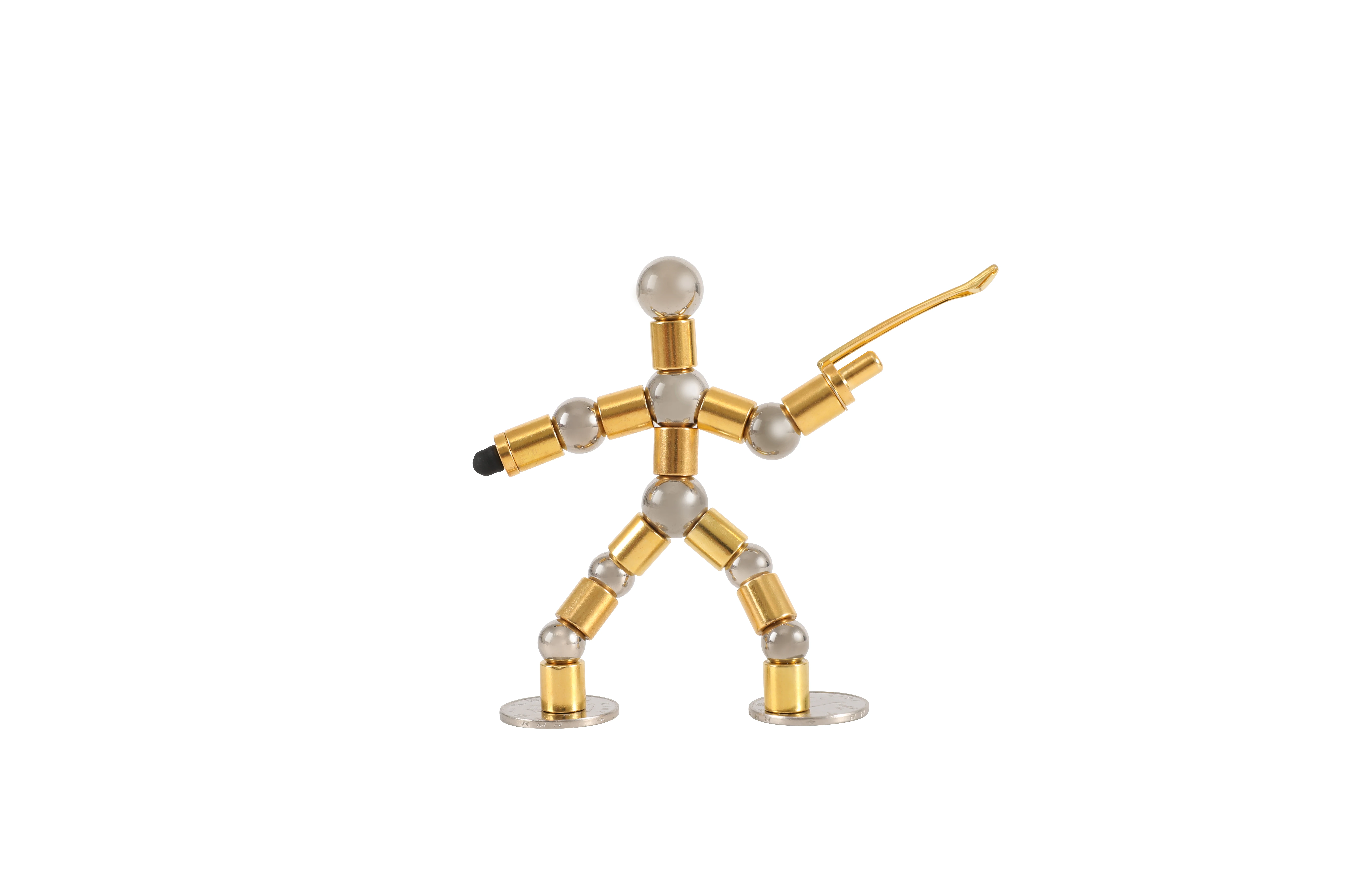 Relieve Tension Funny Polar Pen Set Disassembly Magnetic Sculpture Building Block Screen Writing Ballpoint Pen